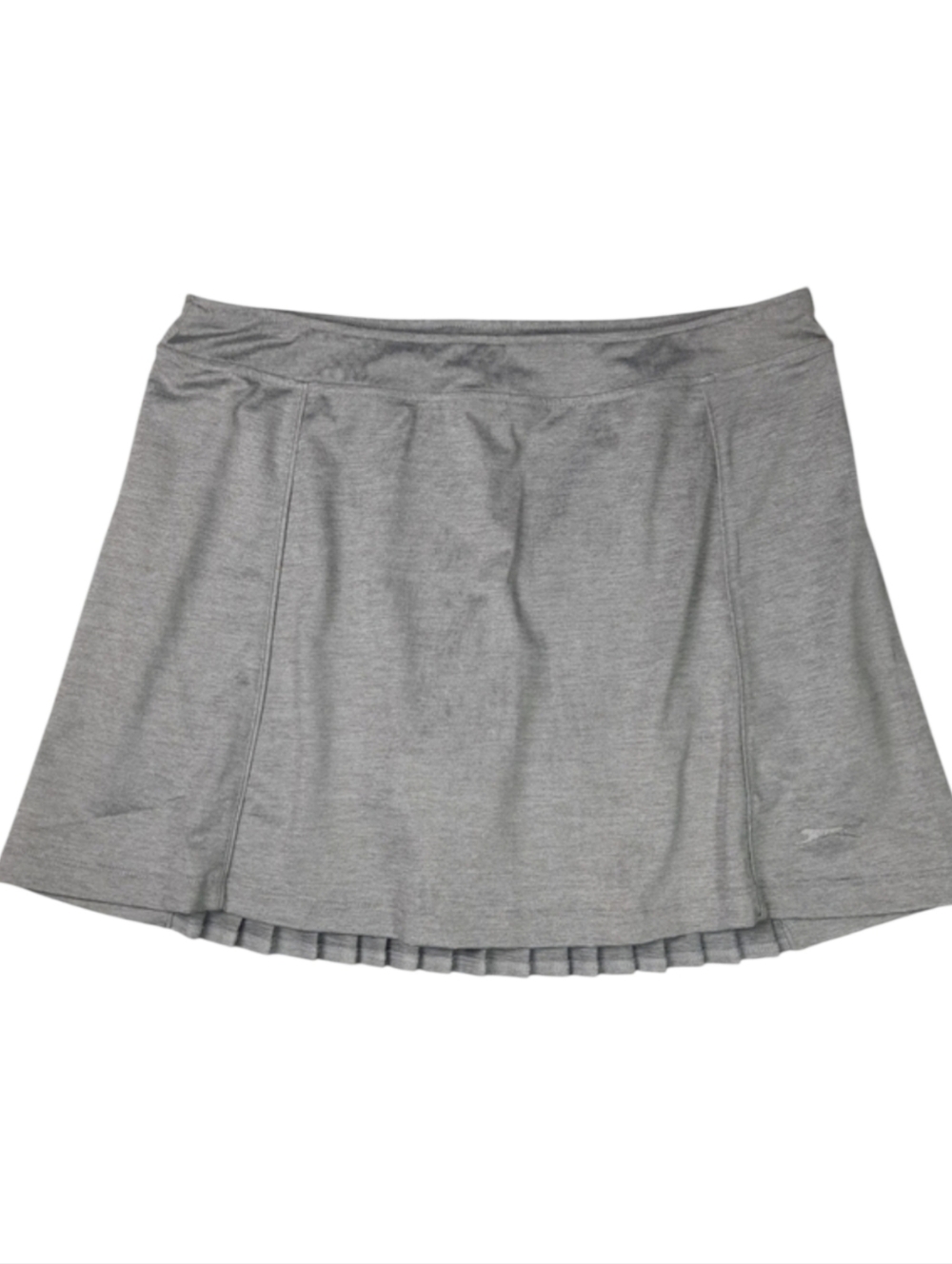Slazenger Golf Silver Gray Pleated Back Skirt Skort SZ M